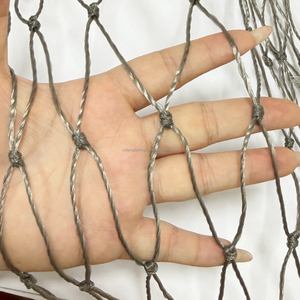 Red <span class=keywords><strong>de</strong></span> Pesca Plegable <span class=keywords><strong>de</strong></span> HDPE Multifilamento, Resistente y Robusta, <span class=keywords><strong>de</strong></span> Tres Hilos Cruzados, para Capturar Atún, Mackerel y Rayo - Product Image 1