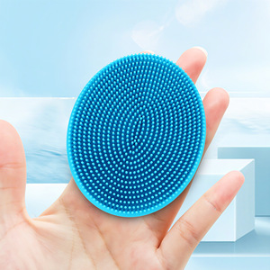 Brosse nettoyante faciale en silicone 90 mm pour un nettoyage en profondeur, brosse manuelle pour masque facial, outil de salle de bain portable - Product Image 2