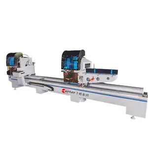 window cnc double head precision cutting saw machine door and window processing machinery