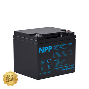 Baterai Solid State LiFePO4 12V 50AH-280AH dengan BMS Terintegrasi, Siklus Dalam 10000-Cycle, Merek NPP, Garansi <span class=keywords><strong>3</strong></span> Tahun, Gelombang Sinus Termodifikasi - Product Image 1