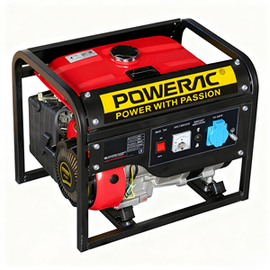 Hot Sale High Quality Portable 22V 120V 1500W 4-Stroke Lightweight <b>Gasoline</b> <b>Generator</b> POWERAC PR1300-S - Product Image 3