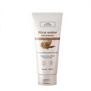 REEMIGA LIFE SCIENCE PVT. LTD. Gel Limpiador Facial de Agua de Arroz, Limpieza Profunda, Hidratante, Blanqueador, Calmante, con Fragancia, para Todo Tipo de Piel - Product Image 1