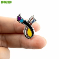 Broche personnalisée en métal de haute qualité, émail souple, badge en alliage de zinc, articles estampés sur mesure