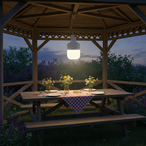 Ampoules <span class=keywords><strong>LED</strong></span> d'urgence rechargeables avec indice de protection IP33, puissance 2W, autonomie d'urgence de 1 <span class=keywords><strong>à</strong></span> 2 heures pour une utilisation <span class=keywords><strong>à</strong></span> la maison et en extérieur - Product Image 4