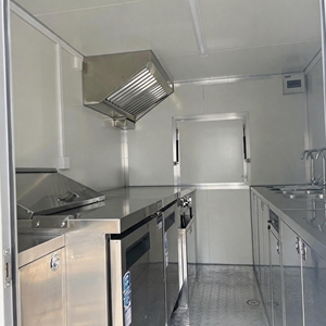 Nuevo Camión de Comida Móvil Retro Moderno, Remolque de Comida de Acero Inoxidable, Lámina Galvanizada, Fibra de Vidrio y Aluminio, Venta al Por Mayor - Product Image 6