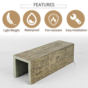 Viga Decorativa <span class=keywords><strong>de</strong></span> Imitación <span class=keywords><strong>Madera</strong></span> PU Everwall para Techo Rústico Vintage - Product Image 6
