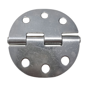 Charnière en acier inoxydable 68x64x2mm, matériel marin rond pour la réparation et le remplacement de bateaux - Product Image 5