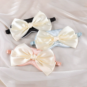 हाथ की आंख का मास्क, सिंथेटिक रेशम नेत्र मास्क, साइड स्लीपरों के लिए समायोज्य लोचदार लोचदार बैंड के साथ गहरी आराम करने वाला नेत्र मास्क. - Product Image 3