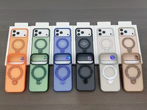 เคส iPhone แบบมีหน้าต่างขนาดใหญ่ พร้อมวงแหวนแม่เหล็ก รองรับการใช้งานกับ TPU PC ป้องกันการกระแทก สำหรับรุ่น 11 12 13 14 15 Pro Max Plus - Product Image 4