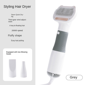 Secador de pelo y peine <span class=keywords><strong>para</strong></span> perros 2 en 1, secador de pelo <span class=keywords><strong>para</strong></span> mascotas, peine de aire caliente, peine <span class=keywords><strong>para</strong></span> depilación, limpieza - Product Image 2