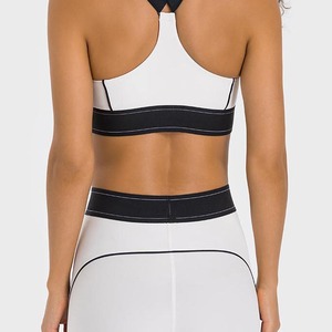 Primavera stagione Yoga allenamento set <span class=keywords><strong>reggiseno</strong></span> Yoga abbigliamento Fitness Push up con <span class=keywords><strong>fascia</strong></span> elastica regolabile Sexy posteriore <span class=keywords><strong>reggiseno</strong></span> sportivo per le donne - Product Image 4