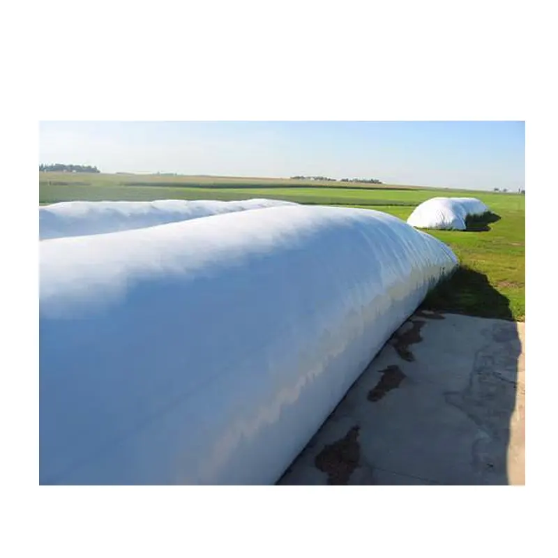 Agricultural Storage Bag  Heavy Duty PE Plastic Grain Bags  Silage Bags White/Black Silo Tube Bag