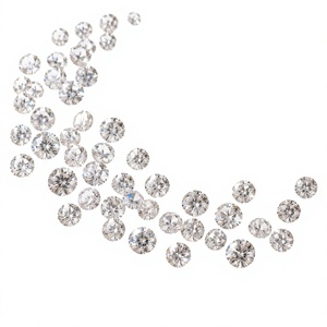 Diamant rond naturel taille brillant, VS1 VS2, diamant blanc, pierre unique pour la fabrication de bijoux - Product Image 4