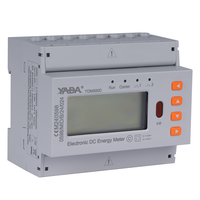 Medidor de Energía CC de 1000V con Certificación YADA MID, Clase 0.5, 600A, RS485 Modbus, Riel DIN, Medidor de kWh para Cargador de Vehículos Eléctricos de Doble Circuito y BESS Solar