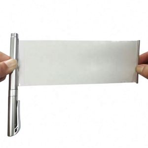 Stylo publicitaire rétractable personnalisé - Stylo avec message personnalisé pour les salons professionnels et événements - Product Image 3