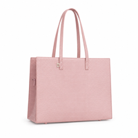 Sac fourre-tout en PU personnalisé avec bandoulière et pochette intérieure