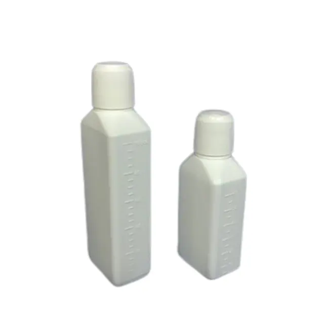 Medicina líquida de embalaje 60Cc 100Cc y botellas de plástico transparente personalizadas para povidona yodada