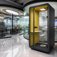 Cabine de bureau insonorisée Sinjoyin, cabine téléphonique à réduction de bruit, salle de réunion privée, cabine de travail acoustique portable et silencieuse pour le bureau