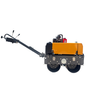 Rullo Compattatore Stradale Idraulico Vibrante a Spinta 500kg 700KG 800kg Piccolo Rullo Stradale - Product Image 2