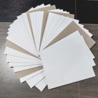 Prix usine Feuilles de carton duplex gris imperméables, couchées blanc avec dos blanc, compatibles impression héliogravure, en pâte de bois vierge