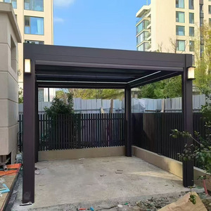 Tettoia Retrattile <span class=keywords><strong>per</strong></span> Casetta <span class=keywords><strong>da</strong></span> <span class=keywords><strong>Giardino</strong></span>/Pergola con Tetto Apribile - Product Image 2