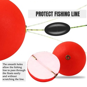Bouchon de merde palangre poisson-chat leurres étang à poissons artificiel tige de balle accessoires en plastique eps eva bobbers filet mousse flotteur de pêche - Product Image 6