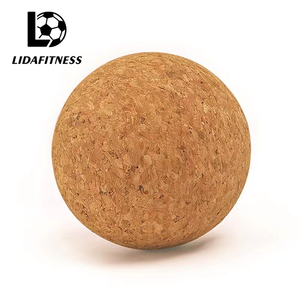 Palla da Massaggio in Sughero Naturale a Forma di Arachide per Rilascio Muscolare Profondo, Yoga, Fitness e Massaggio dei Punti Trigger - Product Image 3