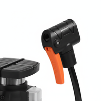 Mini pompe à vélo portable haute pression 140 PSI, pompe manuelle en alliage d'aluminium avec manomètre pour le cyclisme sur route et VTT