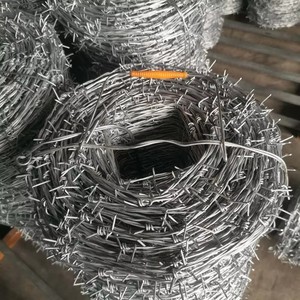 Alambre de púas antiescalada, Malla de alambre de acero galvanizado, Cuerda de alambre de púas, Valla de alambre de púas para exteriores, Cuerda de púas antiescalada - Product Image 5