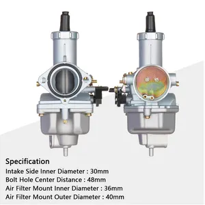 수동 기화기 PZ30 30 30mm 150cc 용 200cc 250cc 300cc 4 행정 먼지 자전거 ATV 스쿠터 쿼드 오토바이 기화기