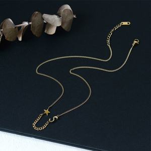 Collar Personalizado con Logotipo, Resistente al Deslustre, Impermeable, de Acero Inoxidable, Chapado en Oro de 18k para Mujer - Product Image 5