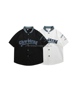 เสื้อกีฬาเบสบอลคอวีสำหรับผู้ชายผู้หญิงเสื้อสวมหัวผ้าโพลีเอสเตอร์พิมพ์ลายแบบระเหิดแห้งเร็วระบายอากาศได้ดี - Product Image 6