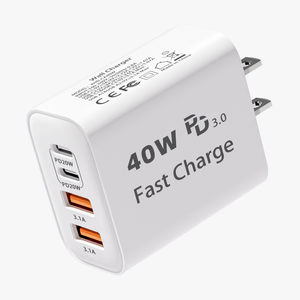Chargeur rapide pour téléphone portable 40W, prix d'usine, le plus vendu, alimentation rapide PD3.0 Type C, pour la vente en gros - Product Image 1