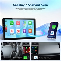 Autoradio Android 9''/10'' avec écran tactile 1+16G, Carplay intégré, Bluetooth, navigation, caméra de recul, tout-en-un