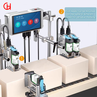 Imprimante jet d'encre TIJ multi-buses entièrement automatique haute vitesse, machine d'impression TIJ en ligne pour emballages de haute précision