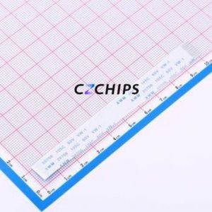 FFC-1.0-9-100-A-4-8 FFC Cable (Flexible Flat Cable) P=1mm Connector 9P 1mm 0.3mm Non-Inverting - Product Image 1