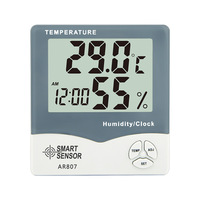 Thermomètre hygromètre de salon de beauté portable avec logo personnalisé boîte à outils de marque privée outil de cils en plastique portable pour la fabrication de cils