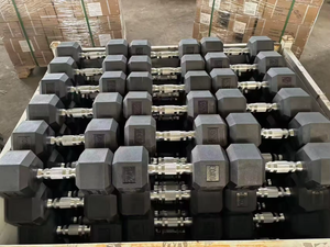 Mancuernas Hexagonales de Hierro Fundido con Revestimiento de Goma Antideslizante para Gimnasio en Casa o Uso Comercial Altere Musculation - Product Image 5