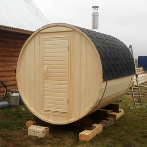 Nuovo Design esterno da 6kw canadese prefabbricato casa in legno massello con pannello di controllo del Computer per ville e saune - Product Image 5