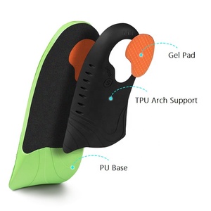 Semelles Orthopédiques Thermoformables 3/4 Bestar en PU Soutien de la Voute Plantaire pour Fasciite Plantaire et Pied Tombant - Product Image 6