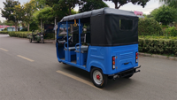 Tricycle cargo électrique à trois roues 72V 3000W fermé 8 places Vitesse 50-70 km/h Autonomie 70-90 km Charge utile 400 kg Acier Certifié GCC