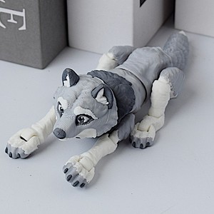 Vashine 3D impreso el Sirius PLA colorido creatividad niños juguetes 3D figura de acción <span class=keywords><strong>Toi</strong></span> materiales ecológicos lindos juguetes de Coyote - Product Image 4