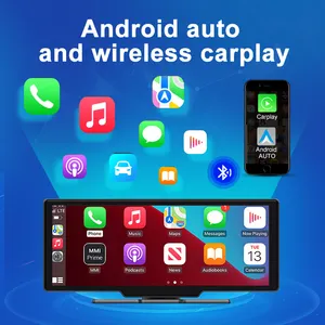V93 ống kính kép HD1080P Android 10 4 + 64g với ADAS Wifi GPS chức năng Gương Xe Máy ảnh màn hình từ xa 4G Xe hộp đen