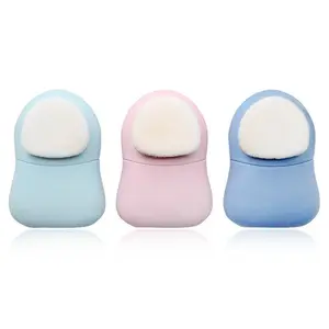 Nouveau mignon pingouin en forme de Mini visage nettoyant exfoliant outil Silicone manuel brosse nettoyante pour le visage brosse nettoyante pour le visage