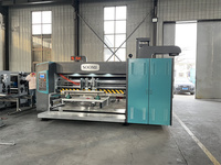 Automatische kartonnen doos print-, sleuf- en stansmachine, apparatuur voor kartonnen productie