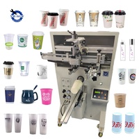 Máquina de Serigrafía Curva para Vasos de Plástico y Botellas Cilíndricas, Impresora de Vasos de Papel en Oferta