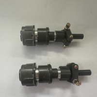 Conector Circular YMYS Duradero con Enchufe Hembra Ruso de 2 Pines, Modelo M12 para Equipos Aeroespaciales, de Plástico, Aluminio, Latón y Estaño