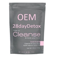 Thé Détox Amincissant Aromatisé OEM Marque Blanche avec Vitamines pour Adultes – Cure de 30 Jours pour Affiner la Silhouette