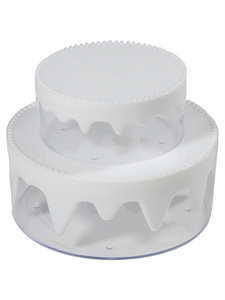 Simulation double couche gâteau et bijoux boîte de rangement bricolage artisanat matériaux créatif petite base de gâteau - Product Image 6