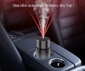 Wholesale Eco-Friendly Battery-Powered Oil <b>Diffuser</b> for Car Hotel Desktop Use-Mini Portable Smart Aromatherapy 7-Color <b>LED</b> <b>Light</b> - Product Image 4
